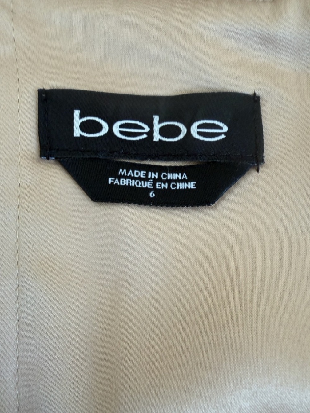 bebe Black Lace Midi Whimsigoth Dress with Nude Lining Size 6 - Picture 8 of 14